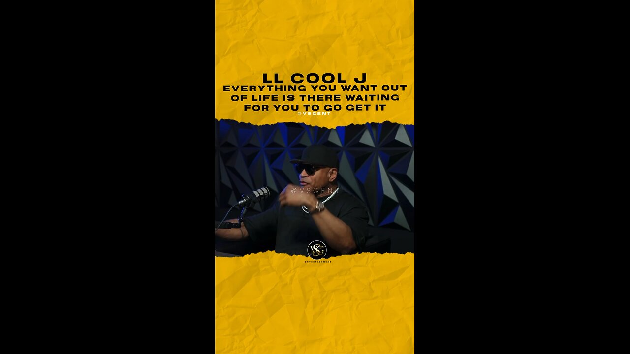 @llcoolj Everything you want out of life is there waiting for you to go get it