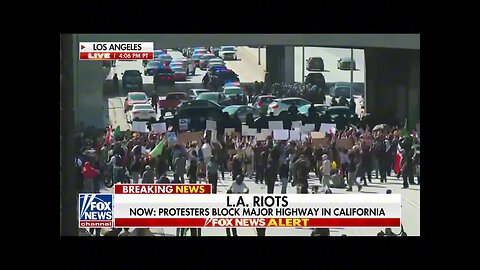 FREEWAY TAKEOVER: LA rioters take to major highways