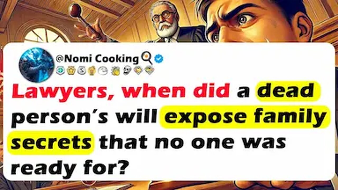 Lawyers, When Did A DEAD PERSON’S Will EXPOSE Family Secrets That No One Was READY For?