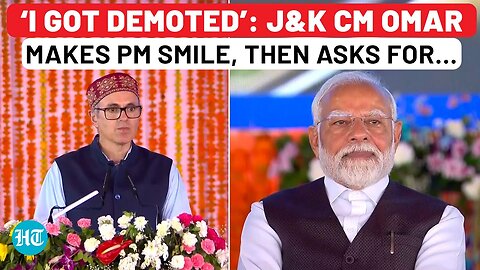 Full Speech: J&K CM Omar Abdullah’s Sarcastic ‘Statehood’ Demand From PM Modi | ‘Got Demoted, But…’