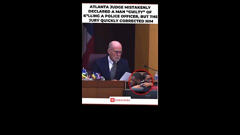Judge 'mistakenly' declared a man guilty. 🤔