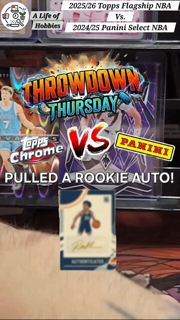 Pulled a Rookie Auto From the New 2025/26 Topps Basketball