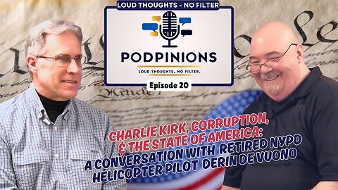 🎙 Episode 20 — Charlie Kirk, Corruption & The State of America