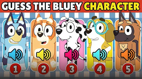 Can You Name All the Bluey Characters? 🤔🐶