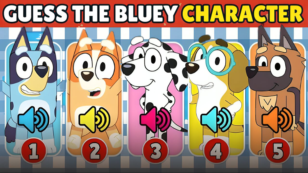 Can You Name All the Bluey Characters? 🤔🐶