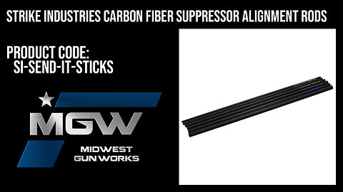 Strike Industries Carbon Fiber Suppressor Alignment Rods - SI-SEND-IT-STICKS