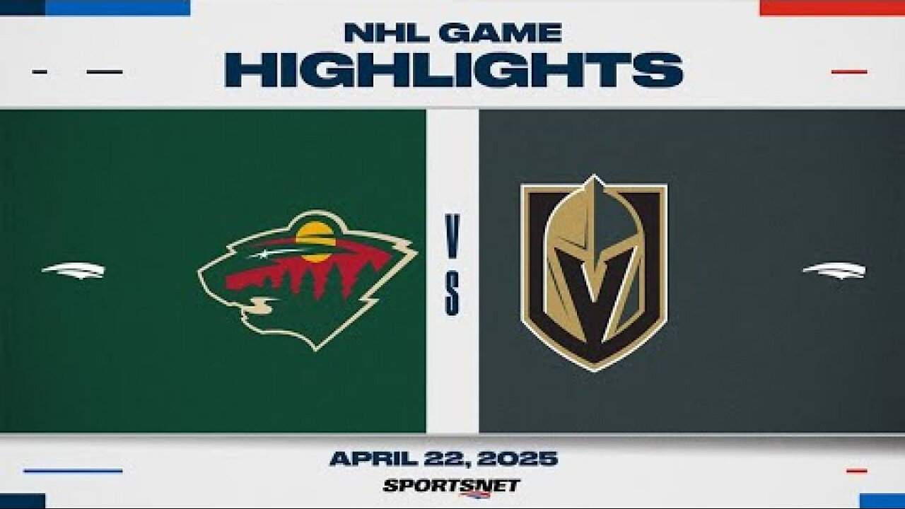 NHL Game 2 Highlights - Wild vs. Golden Knights