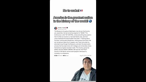 No to woke! Make the Smithsonian Great Again!