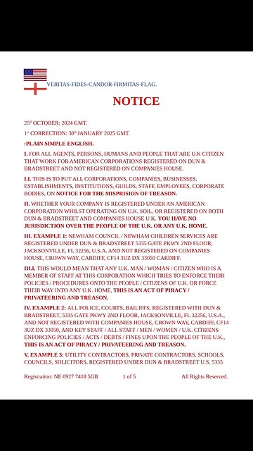 Giamatria and Notices