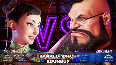 Kuya Kalbo SF6 Ranked Match Roundup. Chun Li Master Rank [Hori Fight Stick]