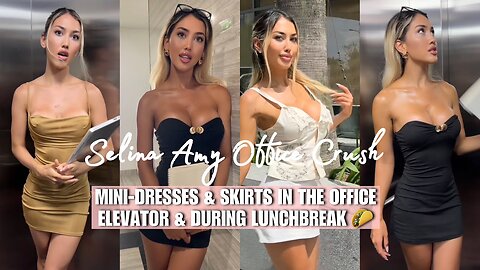 Selina Office Crush | VIRAL Elevator & Office Videos Compilation | Mini-Dresses, Skirts & Heels