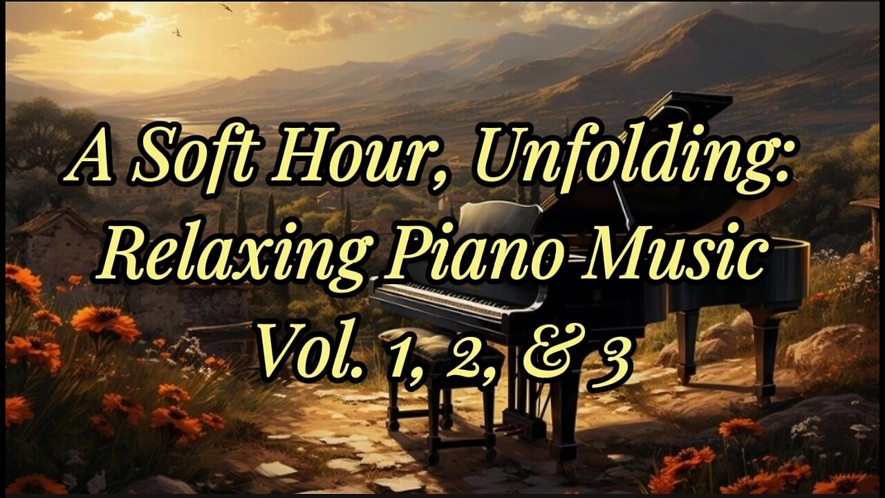 A Soft Hour: Unfolding Relaxing Piano Music Vol. 1, 2 & 3