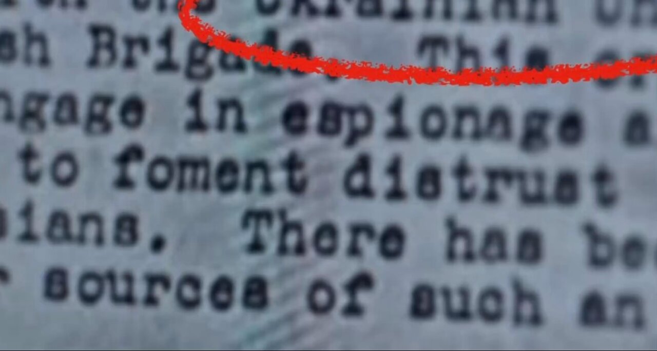 Nazi Plot for World War 3 in Ukraine