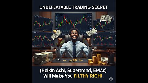 This UNDEFEATABLE Trading SECRET (Heikin Ashi, Supertrend, EMAs) Will Make You FILTHY RICH!