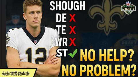 Saints Position Groups Unaffected by the Draft & Why That’s OK!