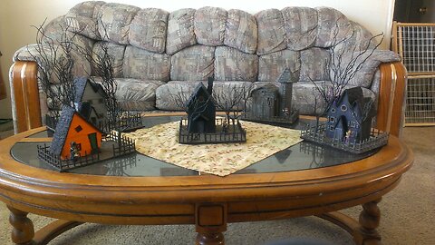 Matchstick Small Halloween Village