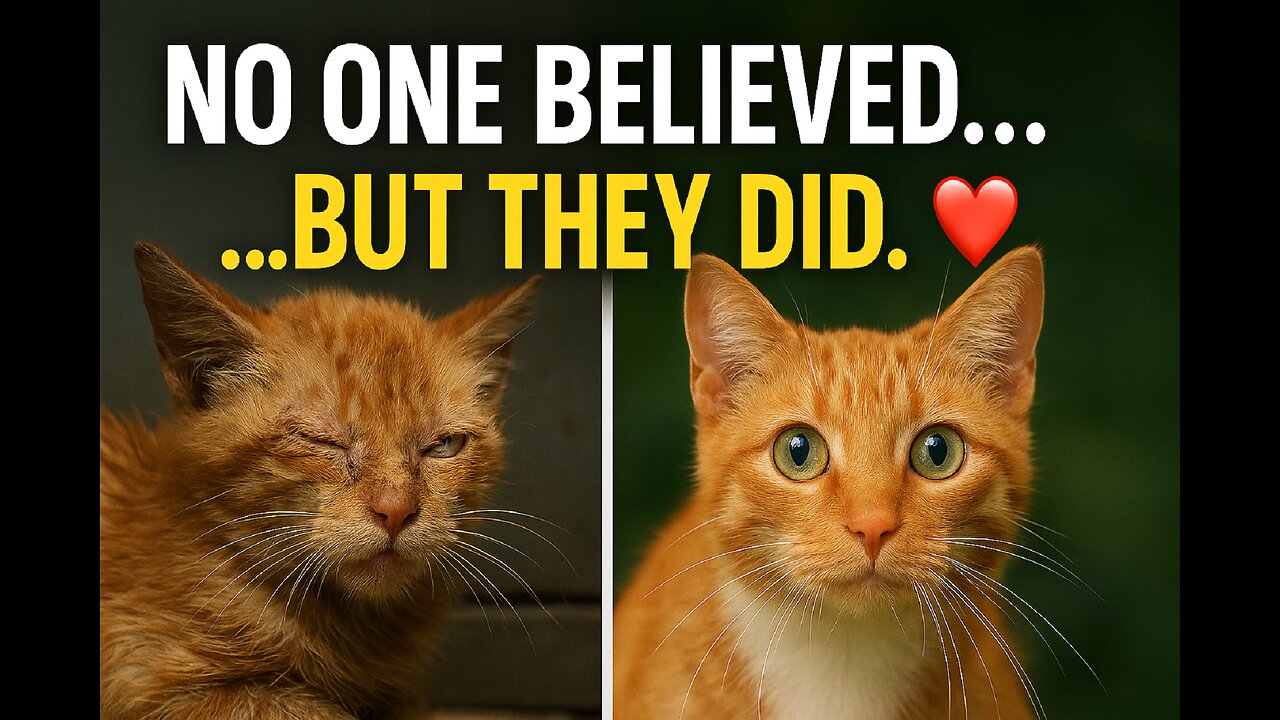 Nobody Believed... But Rescue Angels Never Give Up! 🐱✨