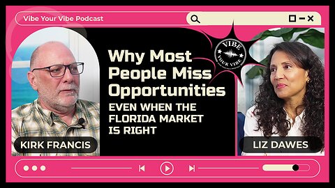 Why Most People Miss Opportunities (Even When the Florida Market Is Right) | Vibe Your Vibe