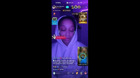 TRAPCECE READS HER BD LIONEL/LYSOL BIGO LIVE