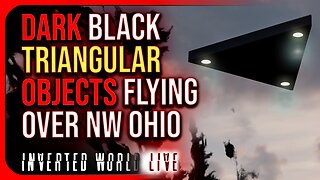 Dark Black Triangular Objects Flying Over NW Ohio