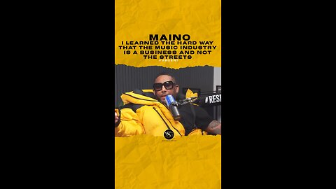 @mainohustlehard I learned the hard way that the music industry is a business and not the streets.