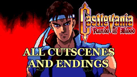 Castlevania: Rondo of Blood (PC Engine CD) All Cutscenes & Endings