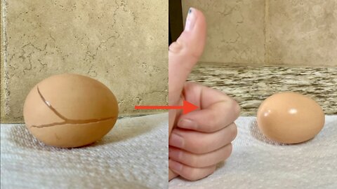 Watch What Happens To This Cracked Egg