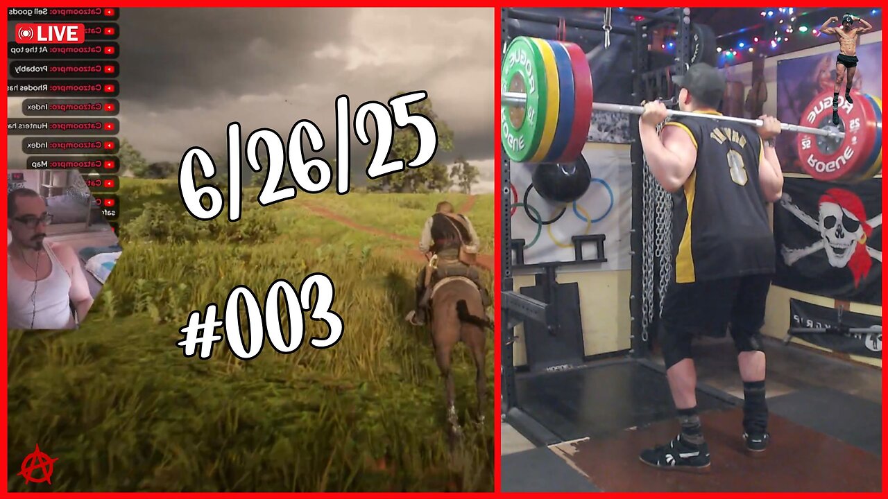 🔴 LIVE - Red Dead Redemption 2 Pt. 3 & Gym: Leg Day (6/26/2025)