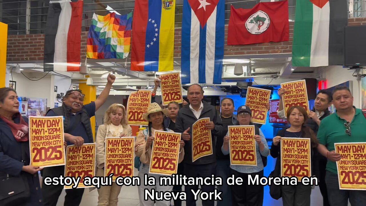 Marcha a favor de los migrantes en Estados Unidos