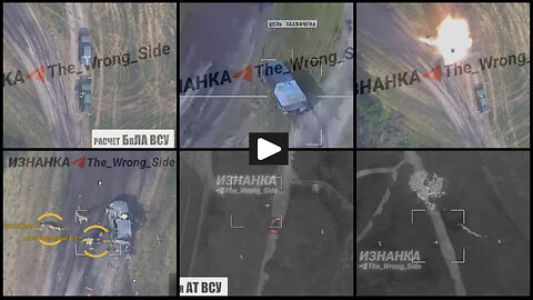 Sumy region: Russian Lancet UAV hits and burns Ukrainian vehicles