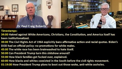 Dr Roberts: Hatred against White Americans, Christians, the Constitution, and America itself has been Institutionalized. What really happened on 911?