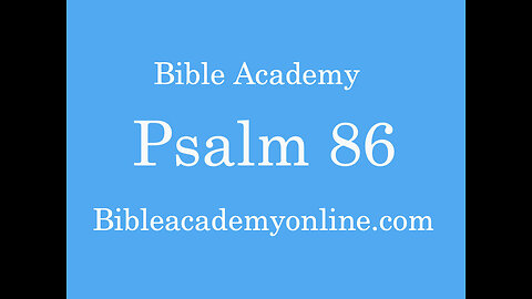 Psalm 86