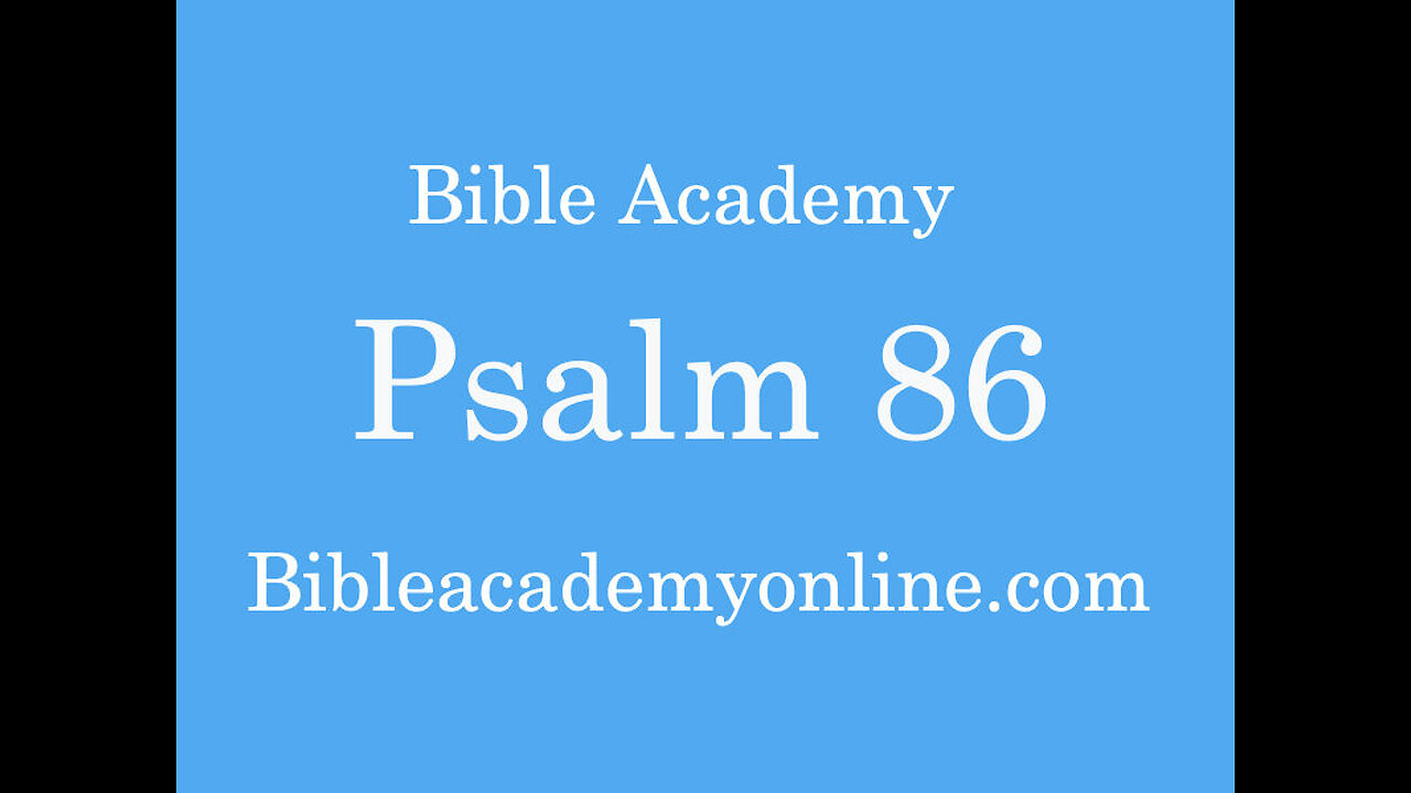 Psalm 86
