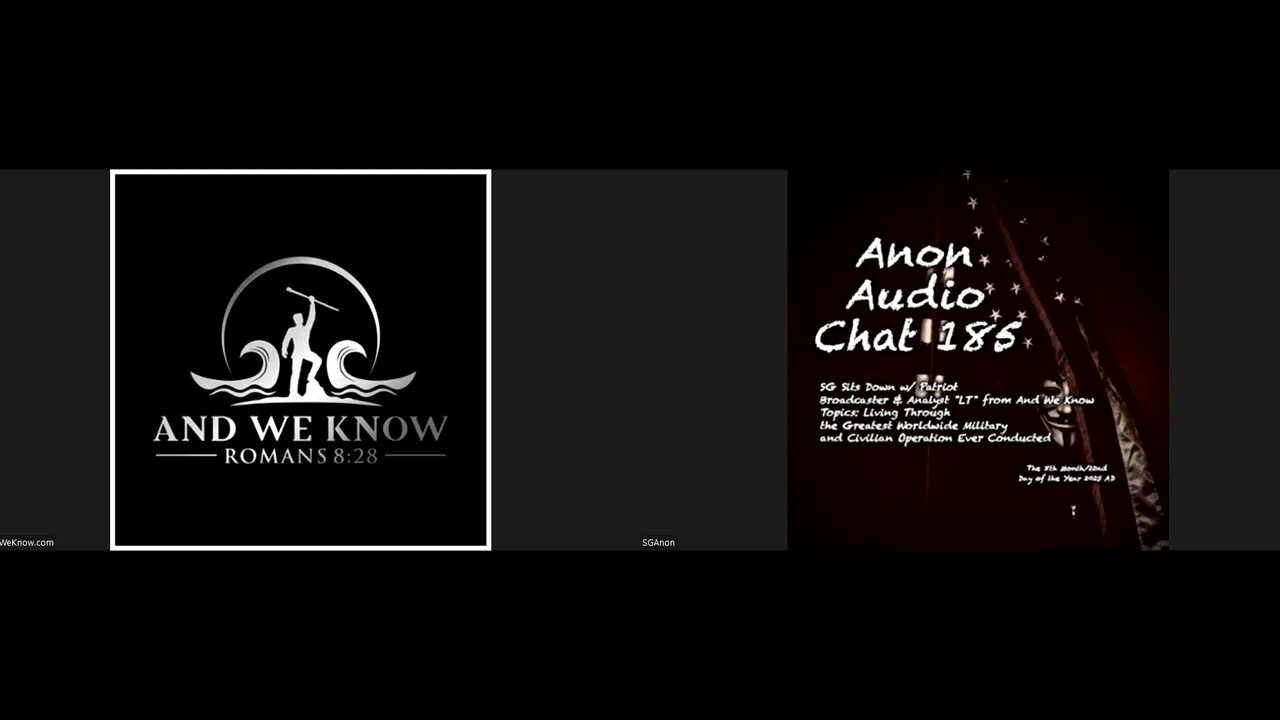 AUDIO CHAT 185 | SG Sits Down w/ LT From "And We Know": An 80K FT View of Humanity's Great Awakening (8/22/2025)