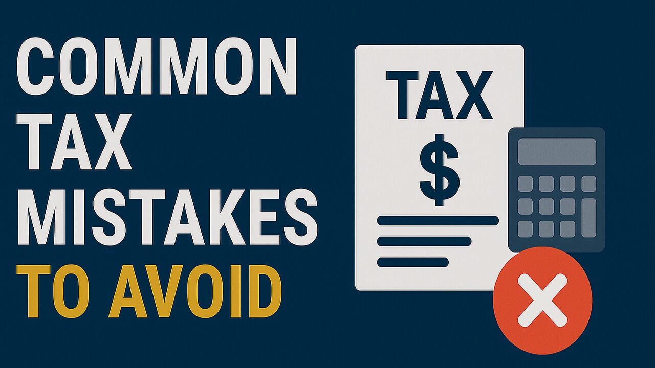 Common Tax Mistakes to Avoid | Save Money & File Smarter
