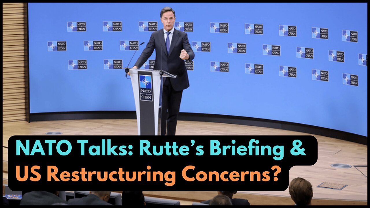 Live: Rutte Briefs After NATO Talks | US Restructuring Debate | Brussels | Europe Defense Budget