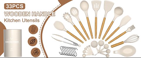 Silicone Cooking Utensils Set