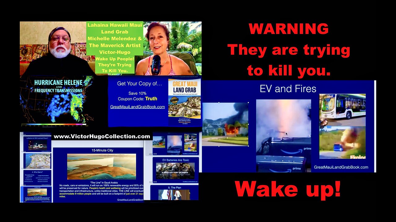 WARNING IRS Blackrock Vanguard Maui Lahaina Hawaii Land Grab Smart City Michelle Melendez VictorHugo