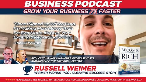 Clay Clark Client 16.3X Growth & Success Story | "When I First Started With You, I Had a About 6 Consistent Customers. Now I'm About Shy of 60 Customers (Now At 98 Customers)." - WeimerWorks.com (Pool Maintenance)