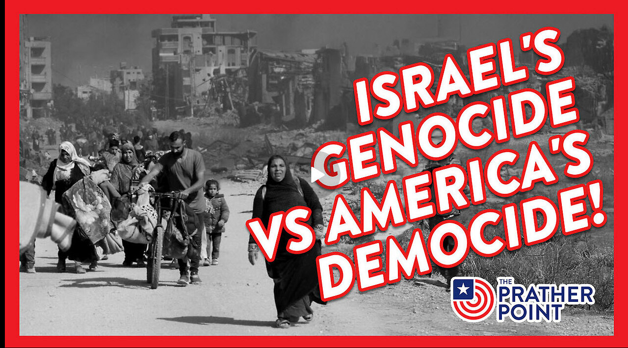 ISRAEL'S OVERT GENOCIDE VS AMERICA'S COVERT DEMOCIDE!