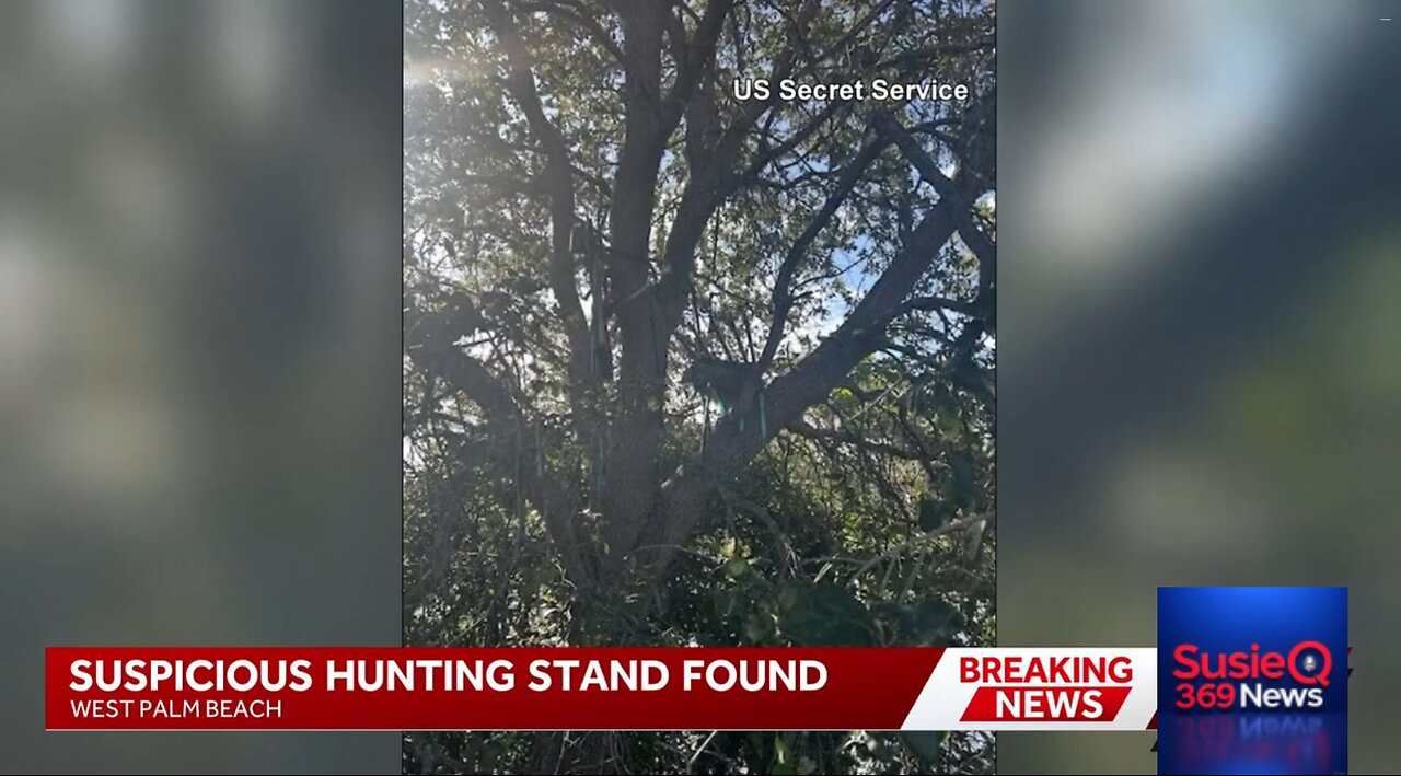 Secret Service finds hunting stand prior to President Donald Trump's arrival