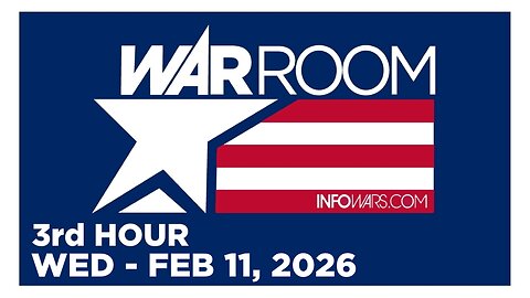 WAR ROOM [3 of 3] Wednesday 2/11/26 • CHRIS HYDE SKYEARTH, News, Calls, Reports & Analysis • Infowar