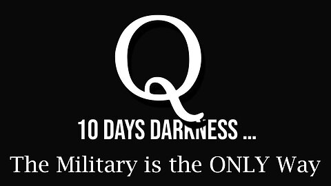 8.12.25, Trump DID IT. The Military is the ONLY Way