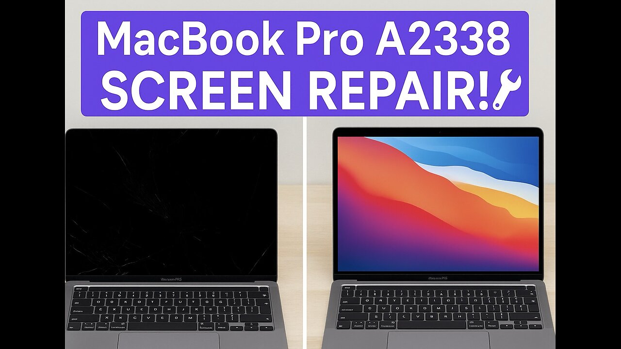 MacBook Pro A2338 Screen Replacement – Step by Step Guide! 🔧💻