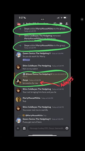Bro admitted he works works with mce