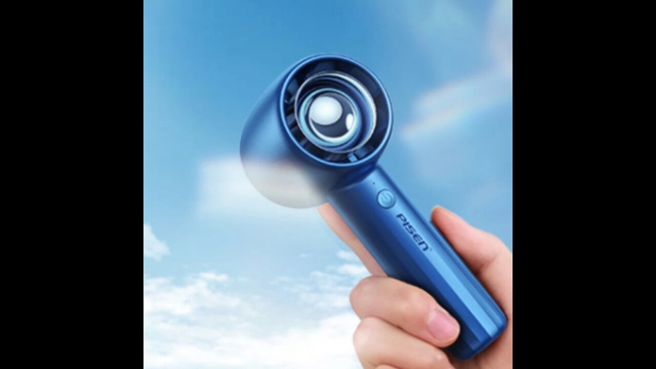 Portable Rechargeable Handheld Fan, with 3 Adjustable Wind Speed & Lightweight Design