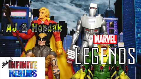 AJ and Hordak Look at Marvel Legends Spiderman Unlimited, Kaine, Warlock, ROM, Banshee