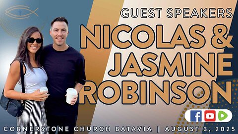 Sunday Sermon: Revival Fire Ignited | N. & J. Robinson | 8-3-25 #CornerstoneBatavia #Revival
