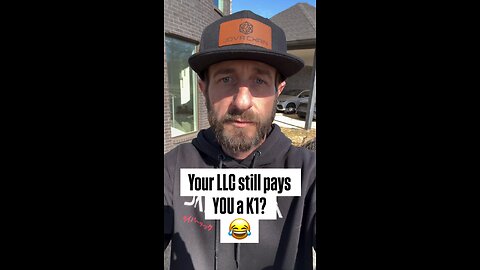 Your LLC still pays You a K1? 😆