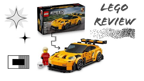 LEGO Porsche 911 GT3 RS Super Car Review!!!